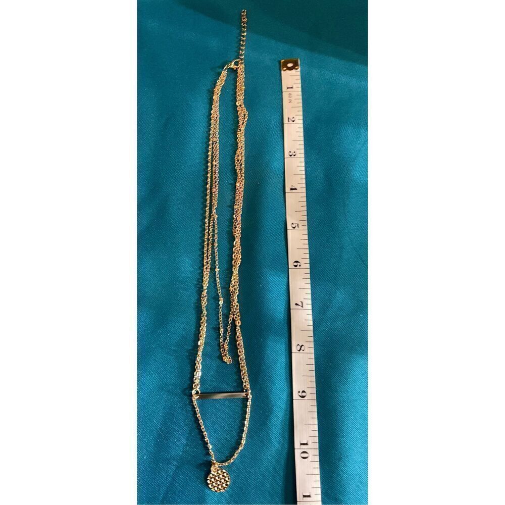 Modern 3 Layer Necklace - Picture 7 of 9